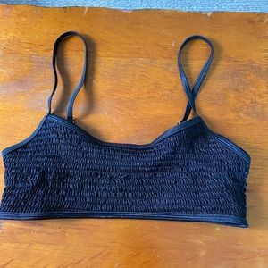 Fringe/Silky Black Bikini